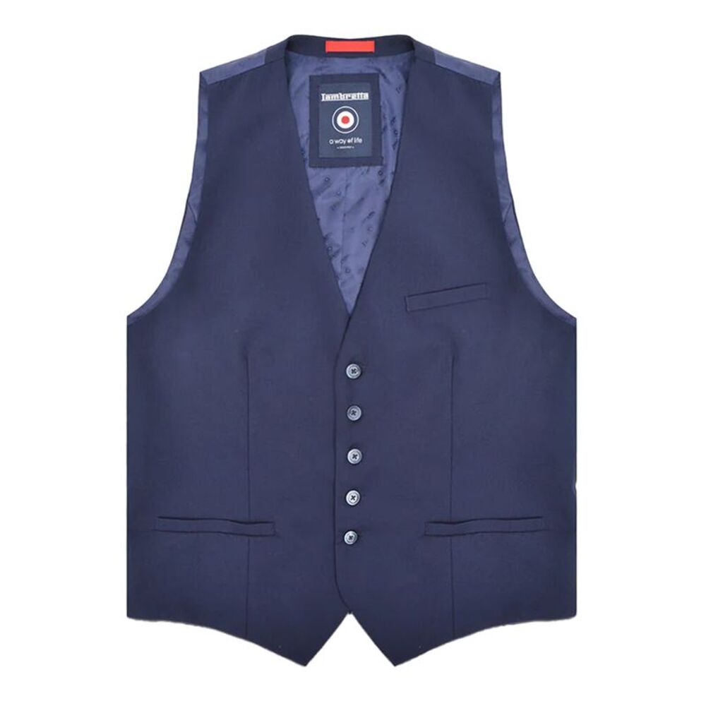 Lambretta Mens Oscar Vest / Navy